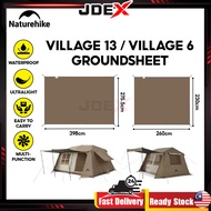 JDEX NATUREHIKE VILLAGE 6.0 V2 | 13 GROUNDSHEET Sheet Camping Automatic Tent Floor Mat Add-on Footpr