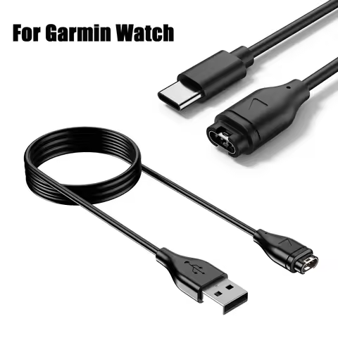 USB Type C Charging Cable For Garmin Fenix 8 7 7S 7X 6 6S 6X 5 5S 5X/Venu 2S Sq 2/Vivoactive 3 4 4S/