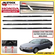 [ORIGINAL GENUINE PART] BLACK Honda Civic EG9 SR4 Door Glass Window OUTER Rubber Moulding