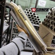 Sonix CX-2 Racing Exhaust 4-inch Tube VolumeBIG, 50mm Inlet, Silencer Only