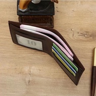 Men Wallet Card Holder Short Wallet New Style Wallet Card Slot Fashion Half Fold Thin Style Plaid Hi