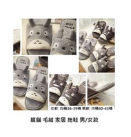 [預訂貨] 龍貓 毛絨 家居 拖鞋