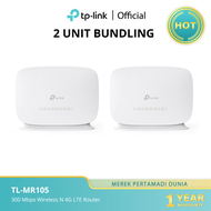 Router Nirkabel 4G LTE TP-Link TL-MR105 300 Mbps dengan Modem 4G LTE 150Mbps Antena Internal TP LINK