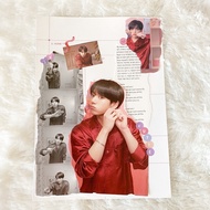 Fanmade mini poster / binder cover deco bts jungkook