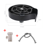 Faucet Glass Rinser for Kitchen Sink Automatic Cup Washer Bar Glass Rinser Coffee Pitcher Wash Cup T