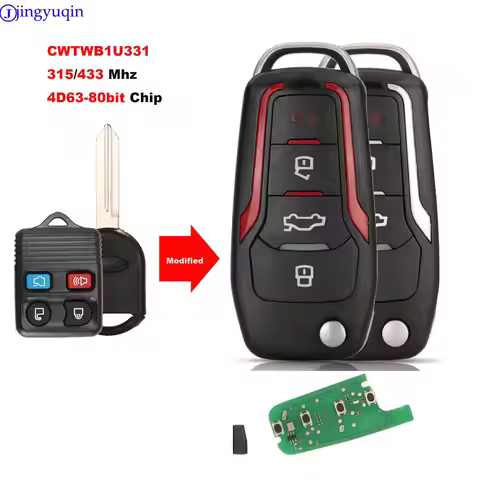 jingyuqin 315/433Mhz Remote For Ford Escape F 150 Explorer 2001-2007 CWTWB1U345 CWTWB1U331 CWTWB1U21