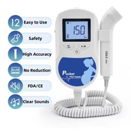 【New Design】 Free Gel Fetal doppler /Baby Sound C baby doppler/Doppler janin/胎心仪  Baby Heart Beat Mo