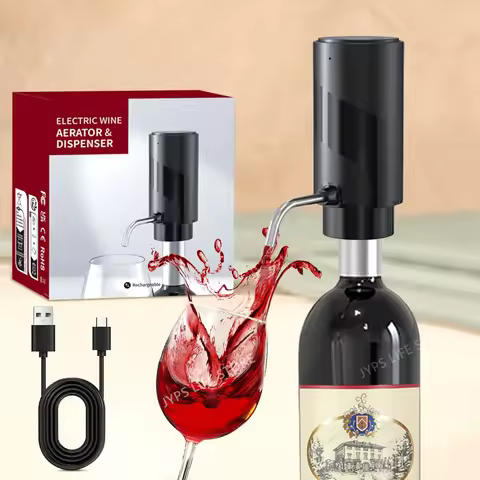Rechargeable Electric Wine Aerator Dispenser Automatic Wine Decanter Intelligent Electric Wine Dispe