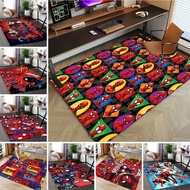 8pc Spiderman Colorful Pattern Carpet Design Chair protection pad rug Office carpet T52