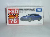 TOMY TOMICA 76-9 初回  新車貼  Subaru WRX S4 STI Sport R EX