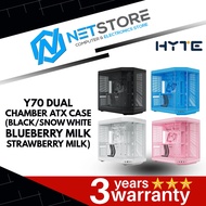 HYTE Y70 DUAL CHAMBER ATX CASE (BLACK/SNOW WHITE/BLUEBERRY MILK/STRAWBERRY MILK)
