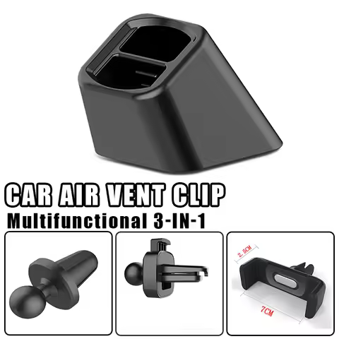 17mm Universal Car Air Vent Clip Ball Head Phone Holder Base Mobile Magnet Stand Charger Gravity Hol