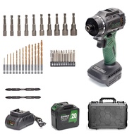 🔥 ในสต็อก 🔥 TANZU TZ-S-80 MT-21V 80NM มอเตอร์ไร้แปรงถ่าน ไขควงไร้สาย สว่านไร้สาย พร้อมชุดเครื่องมือ​