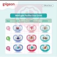 PIGEON Minilight Pacifier size SML Baby Pacifier/ Pigeon Pacifier/