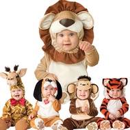 【TI shop】 Baby Infant Lion Dress up Outfit Halloween Costume Cosplay Jumpsuit Baby Photographing Cl
