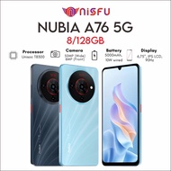 nubia A76 5G NFC ROM 128GB RAM 16GB (8+8GB) Smartphone Kamera AI 50MP Layar 6.75" 90Hz Live Island 2