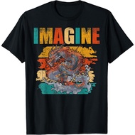 Shirt Imagine Dragons - Midnight Dragon Silhouette T-Shirt Cotton Combed 24s: Comfortable, Stylish, 
