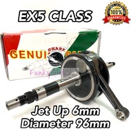 Shark Honda EX5 Class 61.5MM (+6MM) Racing Crankshaft Crank Shaft Jetrod Jet Jack Rod Parts CLASS1 E