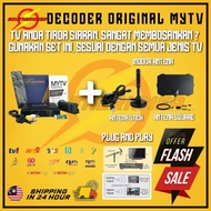 FULLSET DECODER DECODER MYTV APPROVE MCMC DEKODER MYFREEVIEW TV CHANNEL + ANTENA ARIEL TV INDOOR ANT