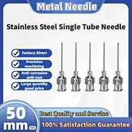 12pcs 50mm 8G-28G Stainless Steel Pinhead,Blunt Needles,Long Dispensing,All Metal Needle,glue needle