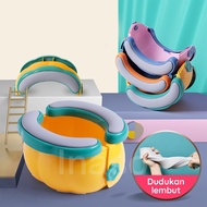 Inaso Kloset Duduk Portabel Anak Lipat Kursi Toilet Duduk Travel Pispot Baby Potty Training HSB817