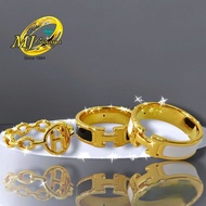 999/24k Gold Hermes H Ring/999/24K Gold H Hermes Ring