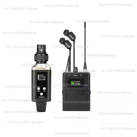 Portable UHF Wireless in-Ear Monitor System Bodypack transmitter receiver for stage church studio UH