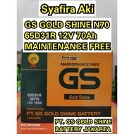 Gs Mf (Dry Battery) N70 / 65D31R 12V 70Ah Car Battery