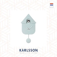 荷蘭Karlsson, Modern Cuckoo 粉藍色搖擺布谷鳥掛鐘 (整點報時)