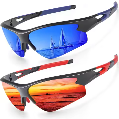 Sports Sunglasses for Men Women Fashion Lightweight Mens Sunglasses Outdoors