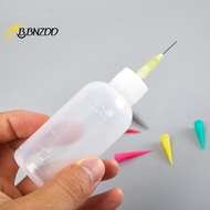 [BBNZDD] 1Pc 50ml Jam Painting Squeeze Bottles With 7 Nozzles For Multi-Purpose Use Jam Pot Cake Too