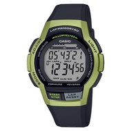 CASIO 卡西歐 男款10Bar防水夜光運動手錶WS-1000H-3AJH 黑色