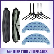 For ILIFE L100 /I LIFE A10S Robot Vacuum Cleaner Replacement Accessories Kit Main Brush Side Brush M