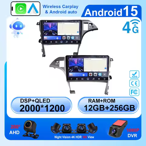 Android Auto For Toyota Prius 3 XW30 2009 - 2015 RHD Car Radio Multimedia Video Player GPS Navigatio