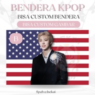 AMERICAN Flag KPOP WOOCHAN ADP ALLDAY PROJECT KPOP POSTER/ KPOP FLAG/ Jo Woochan KPOP Tapestry/ Kpop
