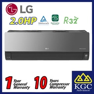 (Free Ship) LG 2.0HP S3-Q18KLRPA / S3-Q18KLTPA Stylish ARTCOOLTM Air Conditioner with DUAL Inverter