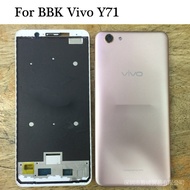 Black/Gold 6.0 inch Housing For Vivo Y71 Y71i Y71A Back Cover Mobile Phone Cover lcd Front Middle Fr