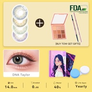 Midroo Soft Contact Lens Taylor DNA Graded 0.00 Natural Colored Contact Lens 14.0mm Annual Disposabl