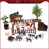 [Blesiya] Animal Figures Toy Farm Animal Figures Toy Realistic Cake Topper Toy Set Farm Animals Set 