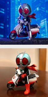 Bandai Namco x Kamen Rider BN Figure Q 幪面超人盲盒電單車系列 Honda 新 1 & 2 號 隱藏版 not sofubi sofvi SHF