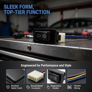 FF Universal Car Power Window Switch - 12V/24V 5-Pin LED Button for Auto Window Repair. PH