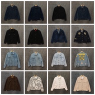 Men's jeans jacket / Cool jeans jacket / secondhand jeans jacket / crop jeans jacket / original jean
