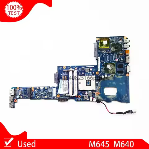 Used For TOSHIBA Satellite M645 M640 Laptop Motherboard K000104120 NBQAA LA-6072P MAIN BOARD HM55 DD
