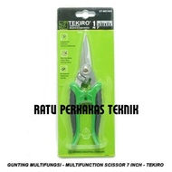 Sale Gunting Baja Ringan Tekiro Original 7 Inch Gt-Ms1805 Gunting Holo