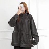 [Sharkhead] The North Face M66 Thin Style Windbreaker Reverse Car Line Hooded Long Sleeve All Black 