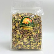 Raw Pistachio Half  พิสตาชิโอแบบซีก (ดิบ) นำเข้าจากอเมริกา ถั่วเพื่อสุขภาพ เกรด A By Happy Fruits