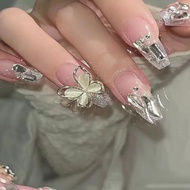 MIISOO Kuku Palsu Fake Nail Art 3d Kuku Palsu Tahan Air Nail Art Fashion Free Lem