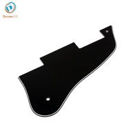 [Dovewill] Durable 3-ply 2-hole Pickguard Scratch Plate for   ES335 Guitar Replacement Parts Black