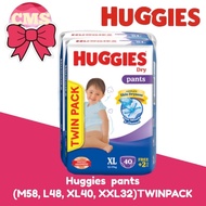 HUGGIES DRY PANTS (M58, L48, XL40, XXL40)TWINPACK Huggies Pants Huggies Dry Pants