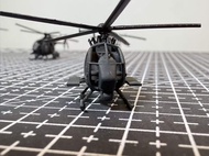 3D Printed US Style Little Bird AH6I Armed Helicopter Model 1:144 Scale Painted Finished Product Thr